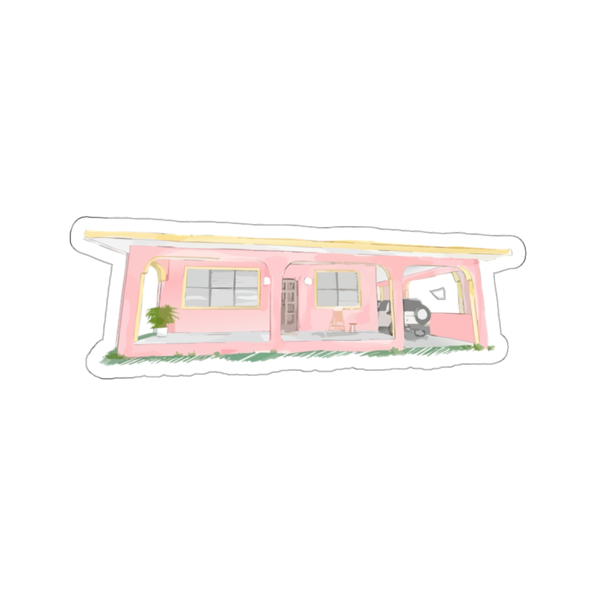 Bad Bunny Merch Casita Sticker – DTMF Merch