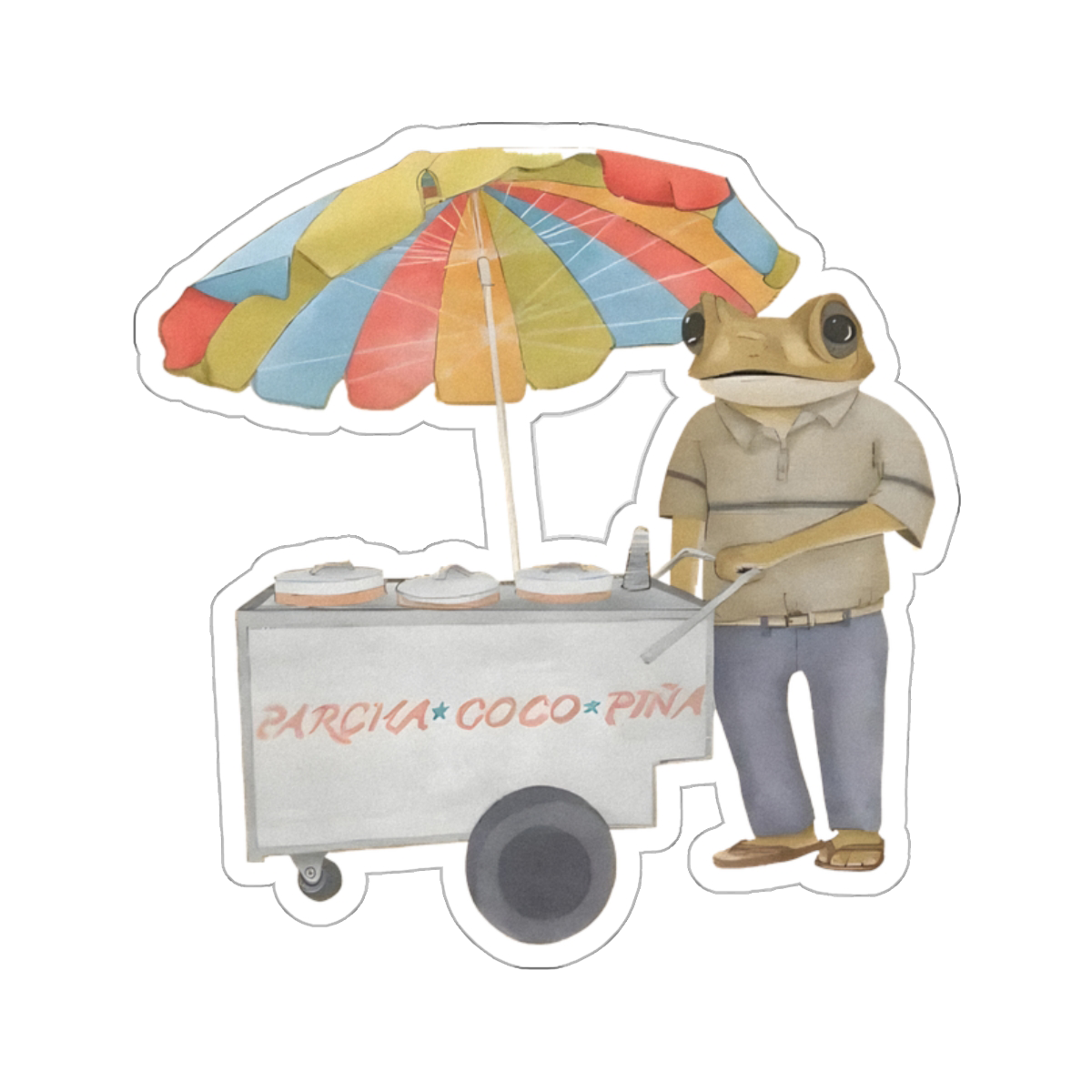 Concho Helados Sticker