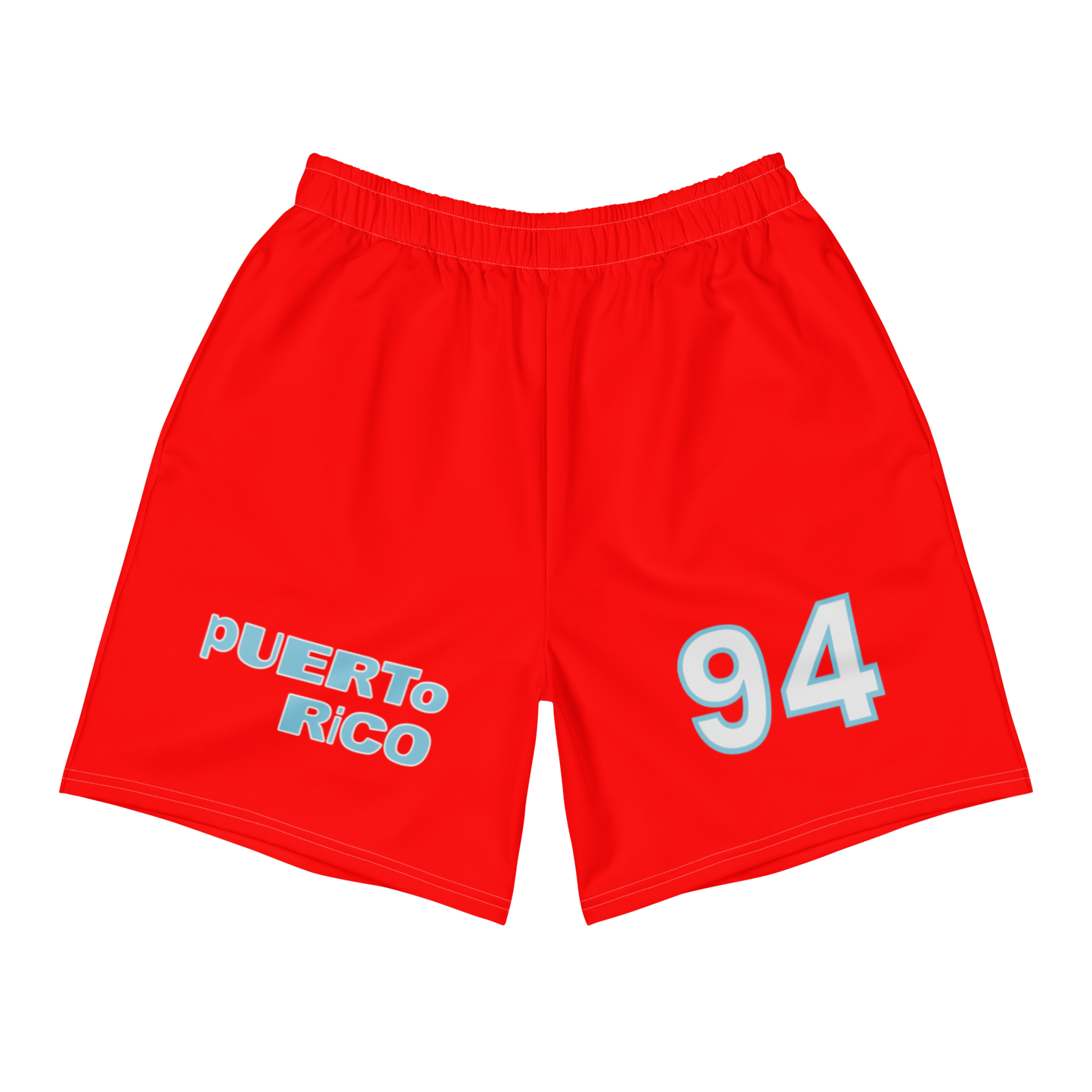 Bad Bunny Merch PR 94 Red Shorts – DTMF Merch
