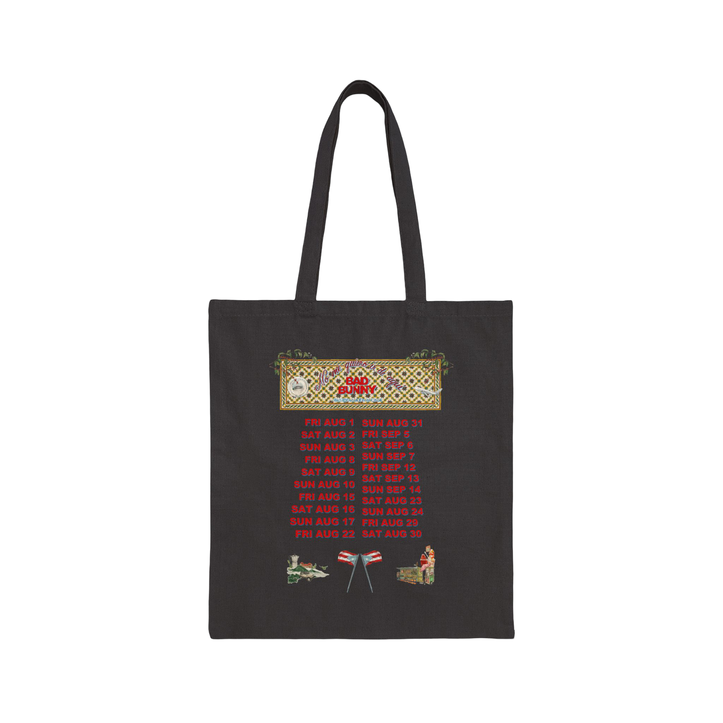 Concho Tour Dates Tote Bag
