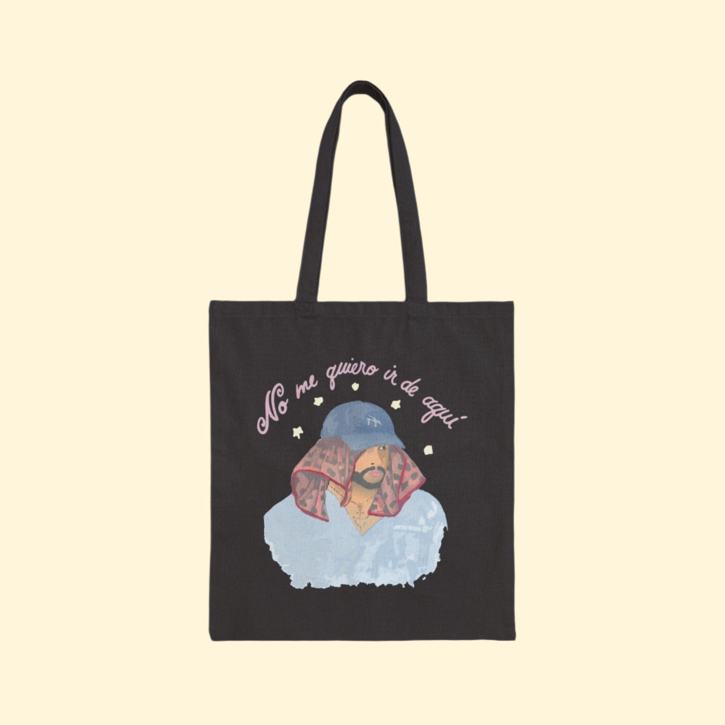 Bad Bunny Merch No Me Quiero Ir Tote Bag – DTMF Merch