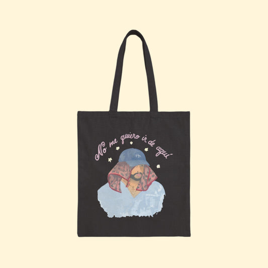 Bad Bunny Merch No Me Quiero Ir Tote Bag – DTMF Merch