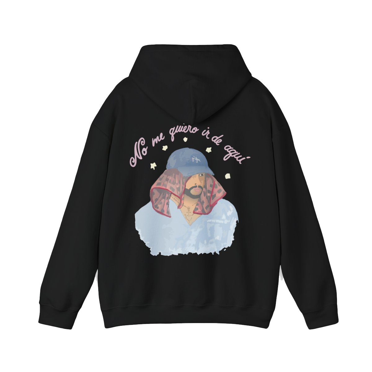 Bad Bunny Merch No me quiero ir Hoodie – DTMF Merch