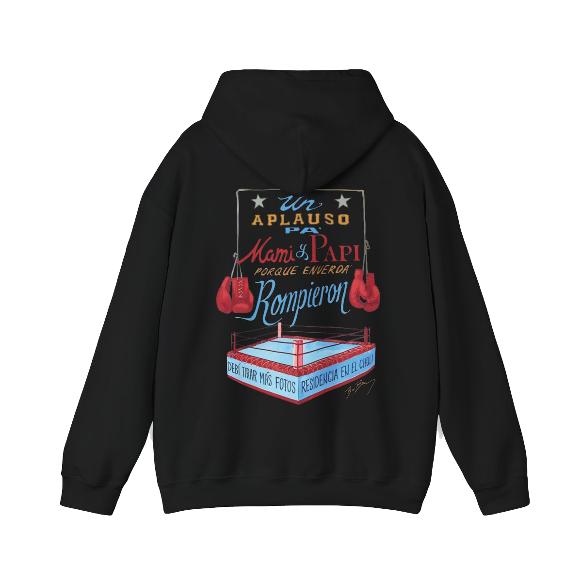 Bad Bunny Merch Boxing Hoodie – DTMF Merch