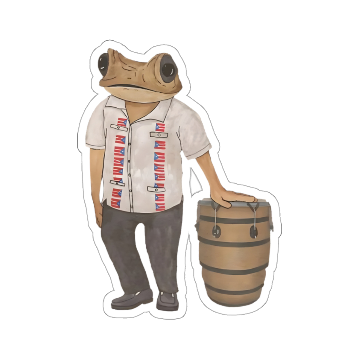 Bad Bunny Merch Concho Tambor Sticker – DTMF Merch