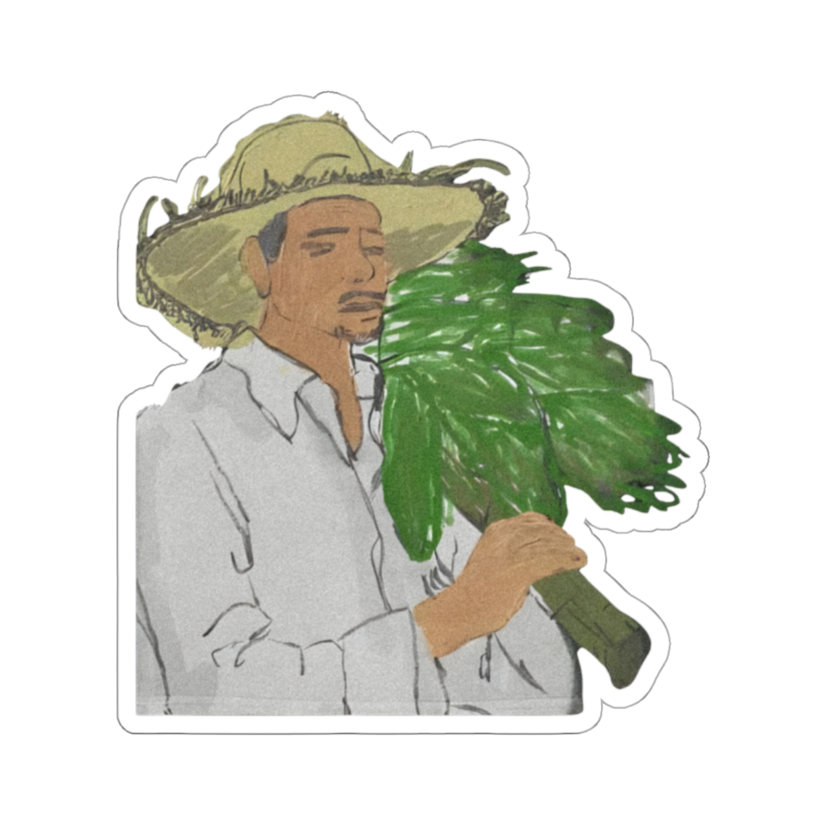 Bad Bunny Merch Jibaro Sticker – DTMF Merch