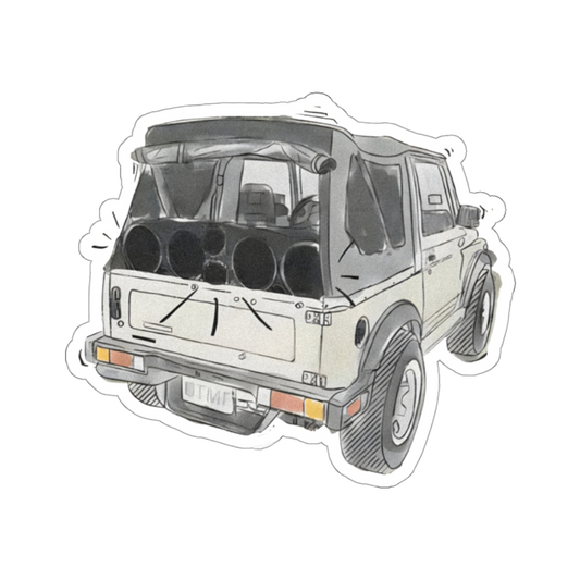 Bad Bunny Merch Camioneta Sticker – DTMF Merch
