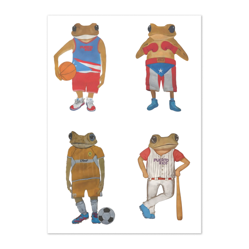 Bad Bunny Merch Concho Sports Sticker Sheet – DTMF Merch