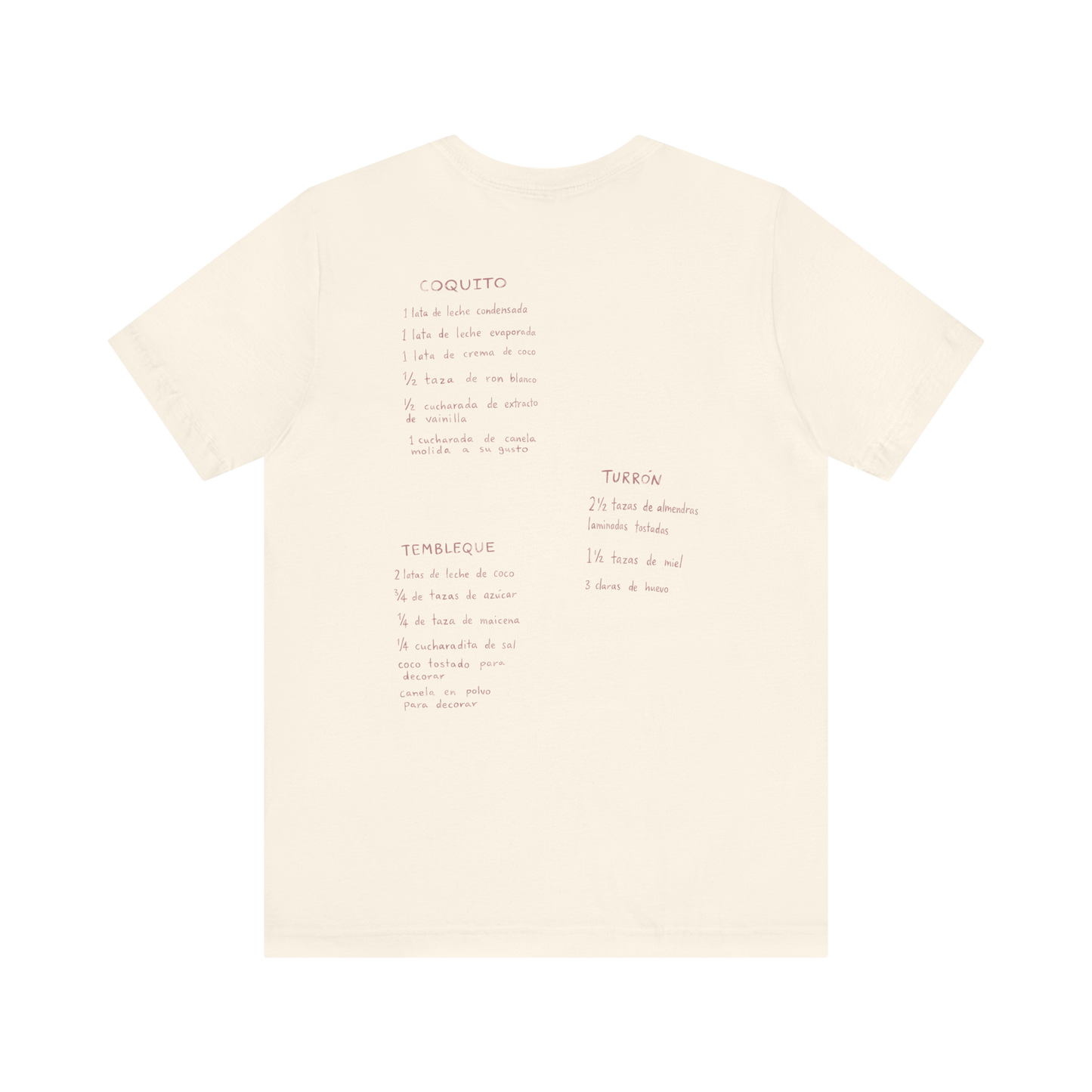 Coquito, Turron, Tembleque Tee