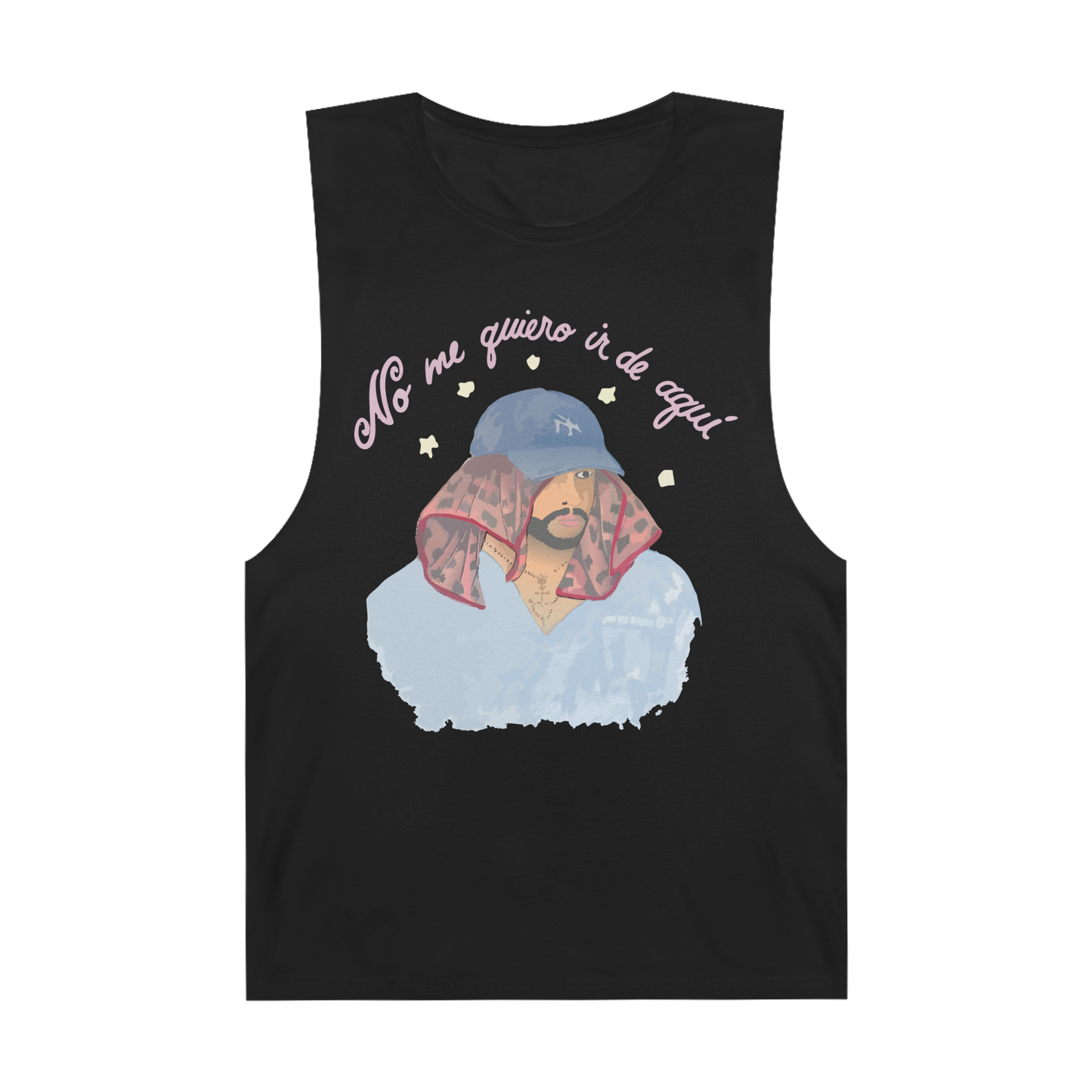 Bad Bunny Merch No Me Quiero Ir Tank Top – DTMF Merch