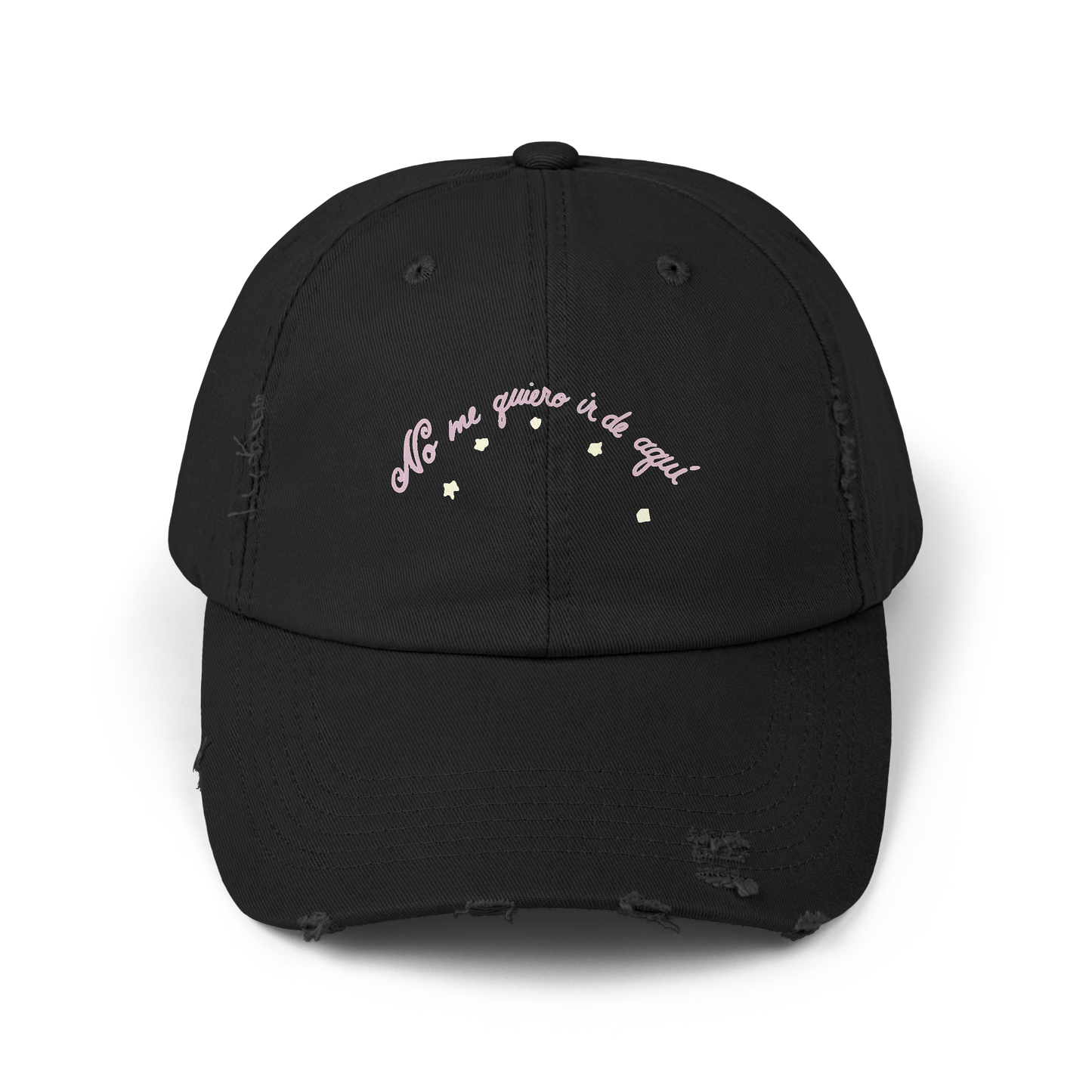 No me quiero ir Distressed Cap