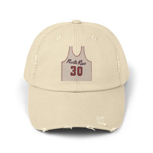 PR Jersey Distressed Cap