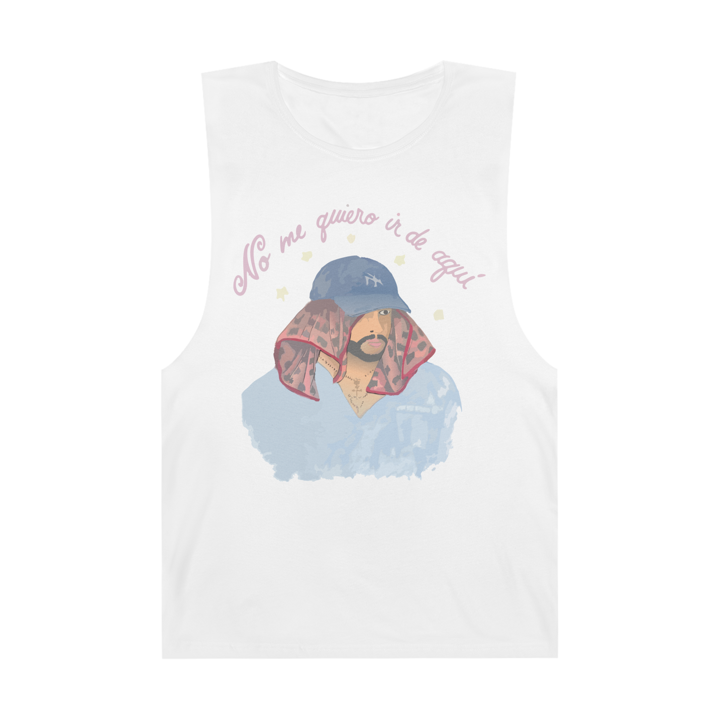 Bad Bunny Merch No Me Quiero Ir Tank Top – DTMF Merch