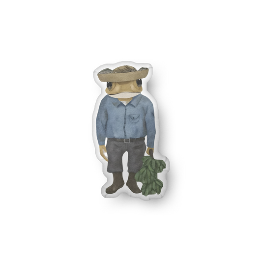 Concho Green Banana Pillow