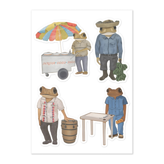 Bad Bunny Merch Concho PR Sticker Sheet – DTMF Merch