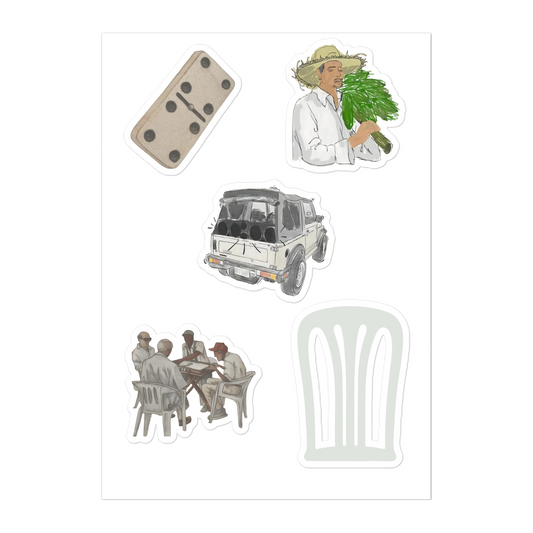 Bad Bunny Merch Residencia Sticker Sheet – DTMF Merch