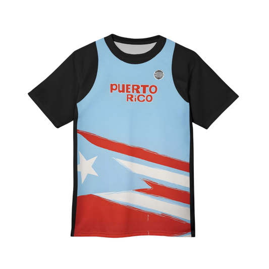 PR Full Black Jersey Tee