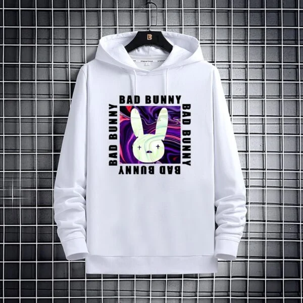 Bad Bunny Loose Casual New Trend Hoodie
